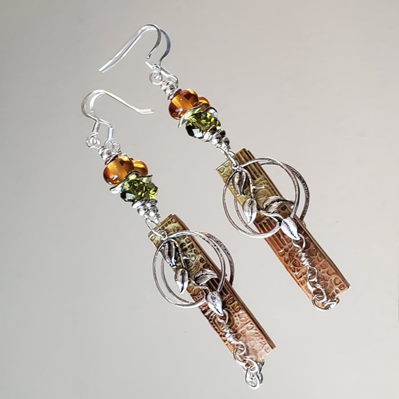 Dana George Originals Jewelry - Honeycomb Tableau Earrings by Dana George Original